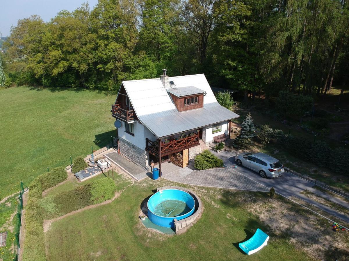 House With The Pool And Fenced Garden Hnanice (Liberec) Exterior foto